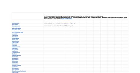 dhgate spreadsheet download.